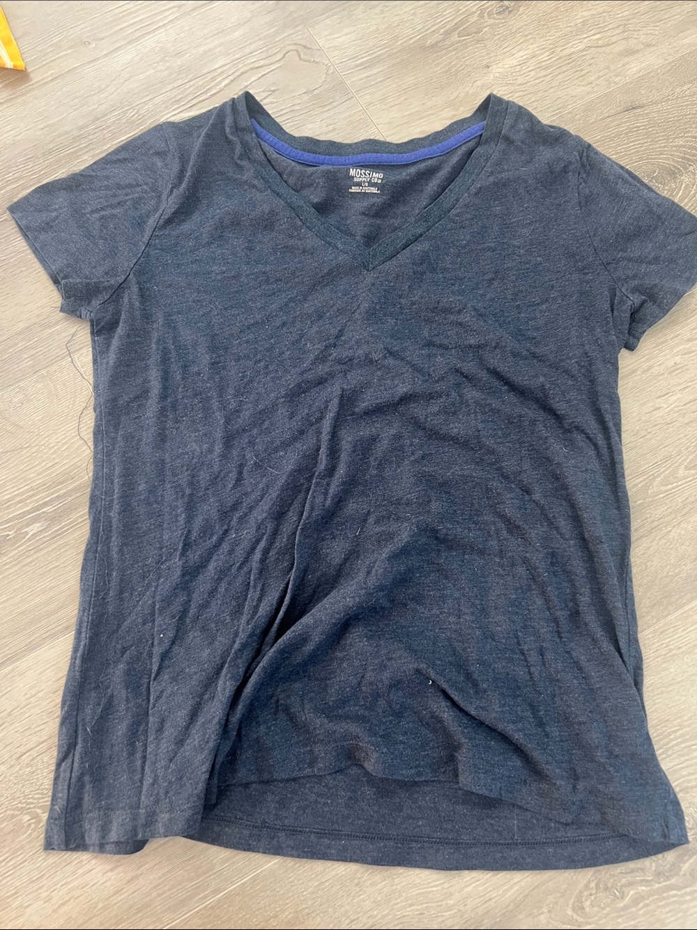 Mossimo Supply Co. Women's V-Neck Short Sleeve Tee in Navy